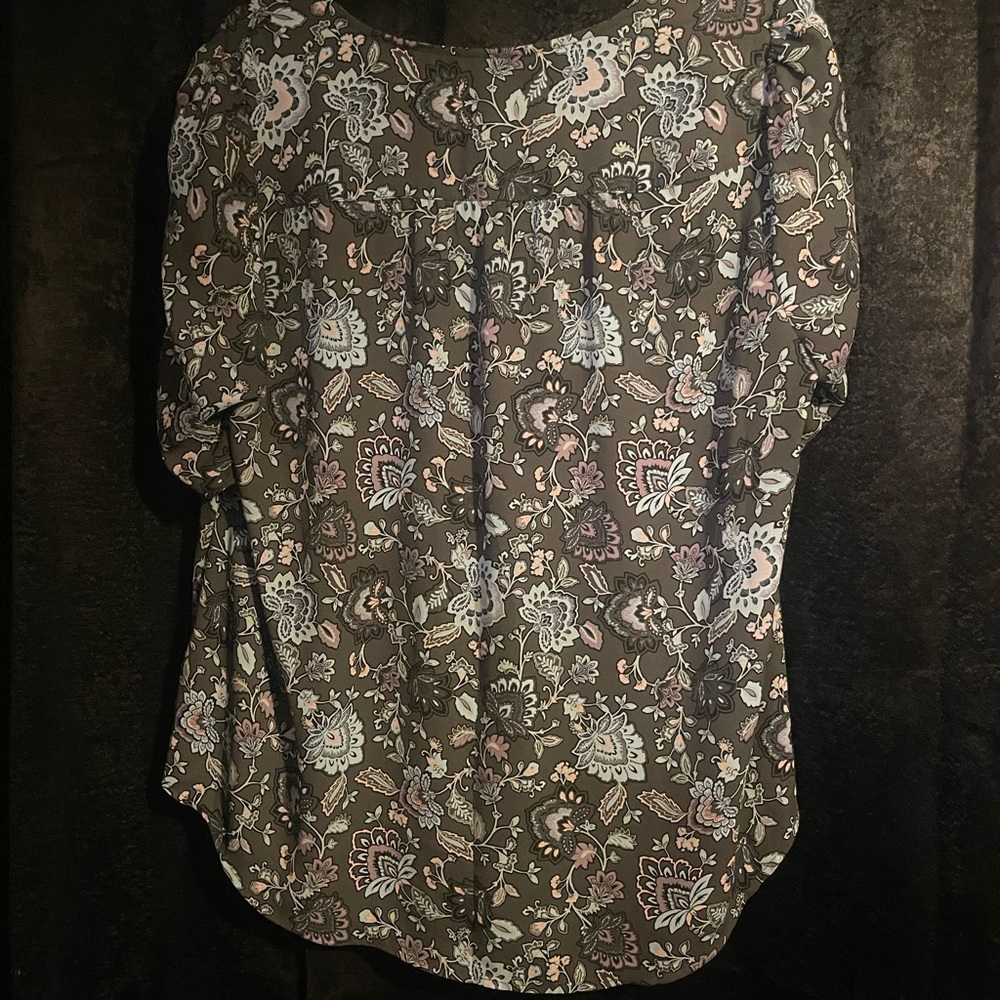 Torrid Multicolor Floral Blouse - Picture 2 of 3